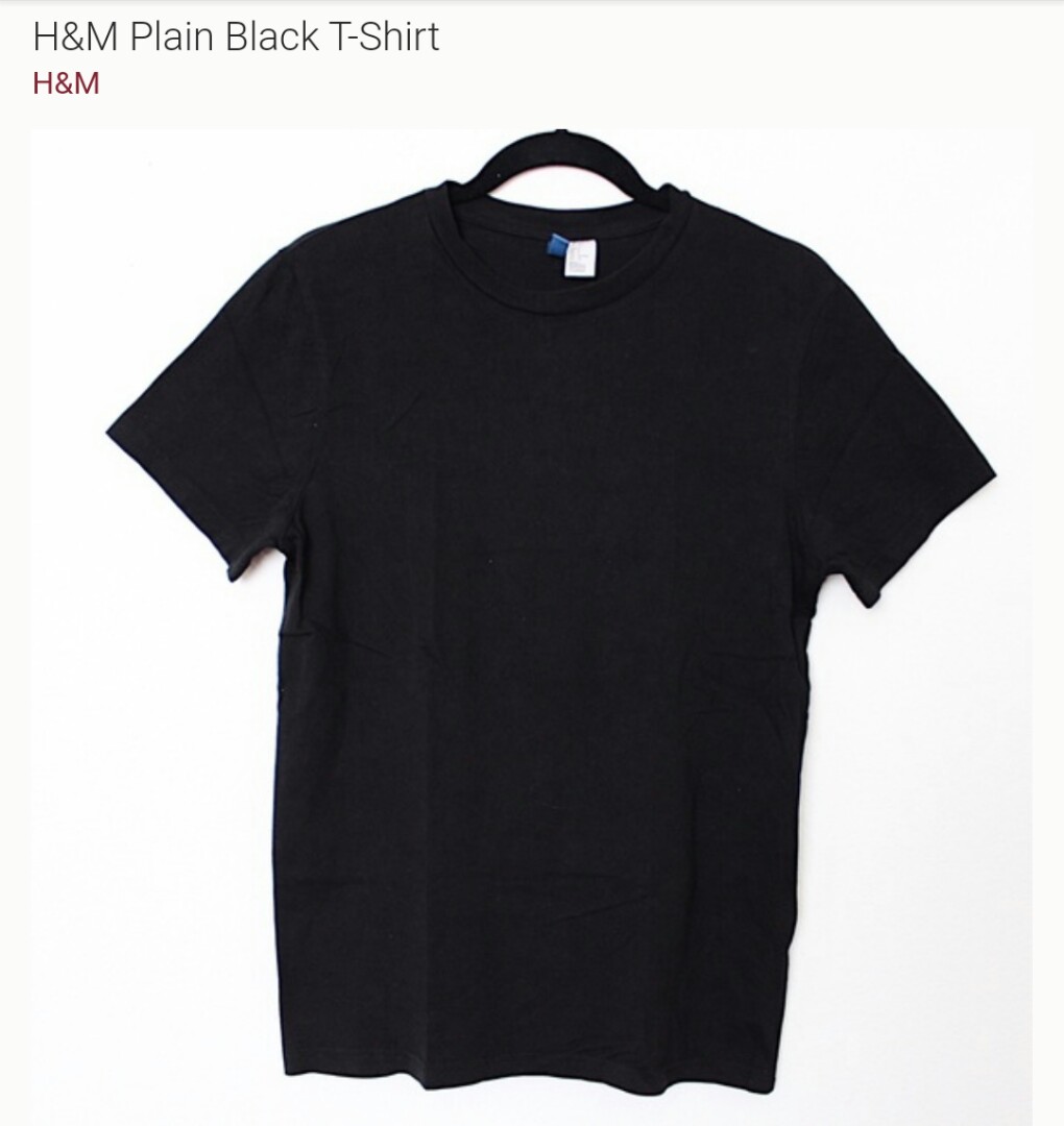 h and m plain t shirt
