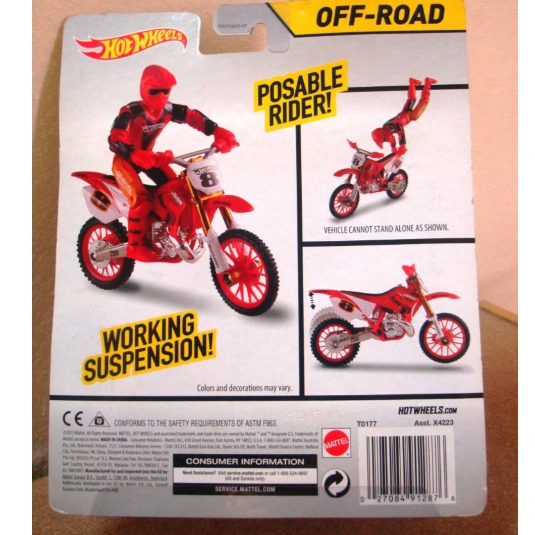 Hot Wheels Exclusive 1 18 Scale BIG Motorcycle Working