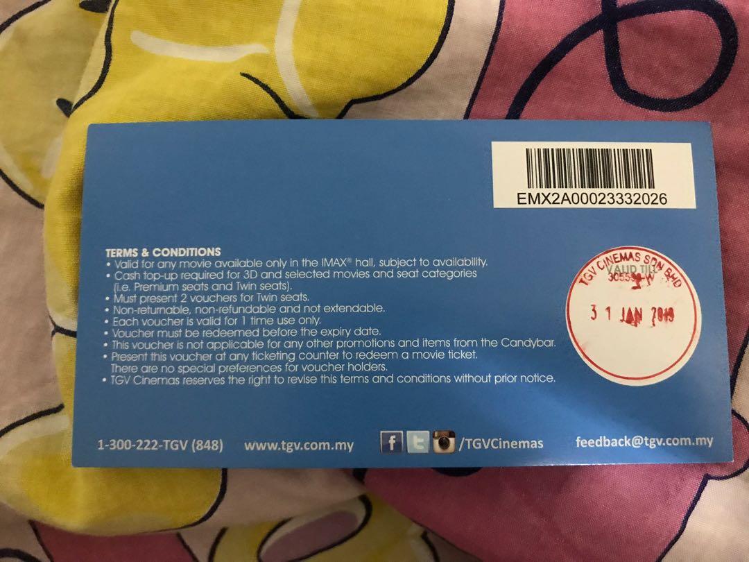 Imax ticket, Tickets &amp; Vouchers, Local Attractions and Transport on ...