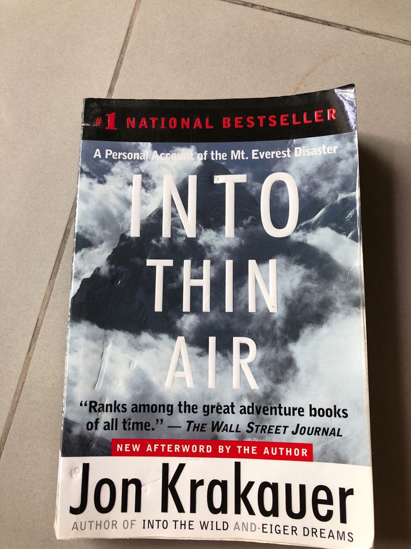 Into thin air, Hobbies & Toys, Books & Magazines, Children's Books on ...