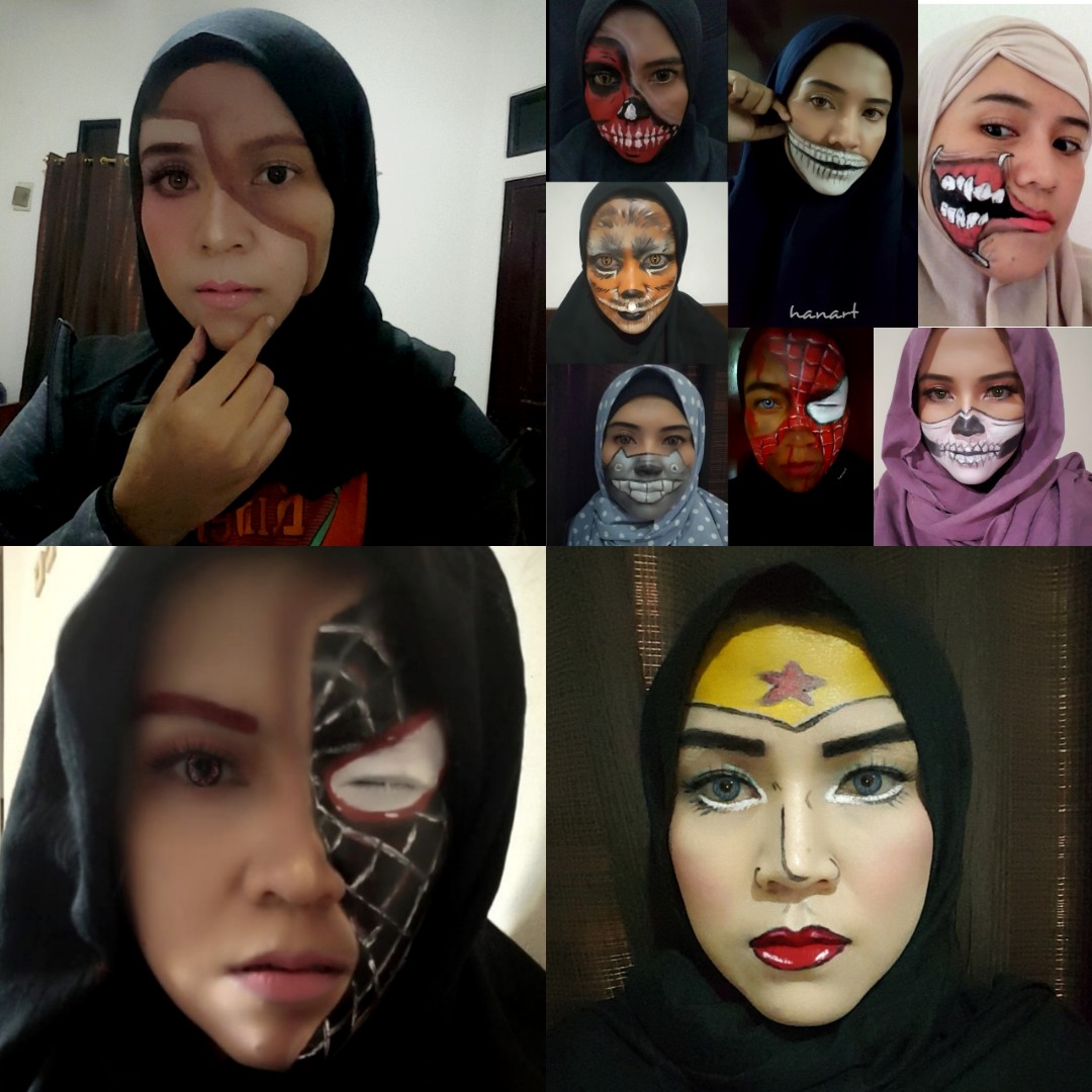 Jasa Face Painting Makeup Cosplay Makeup Panggung Makeup Hallowen