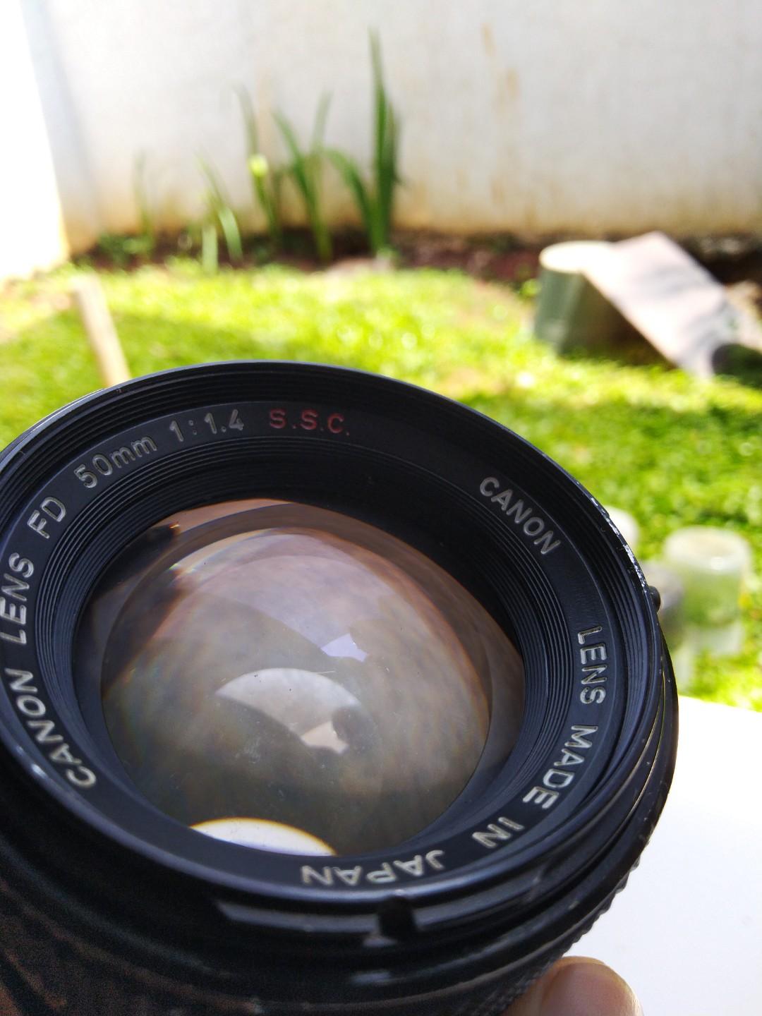 lensa manual canon 50mm f1 4 ssc
