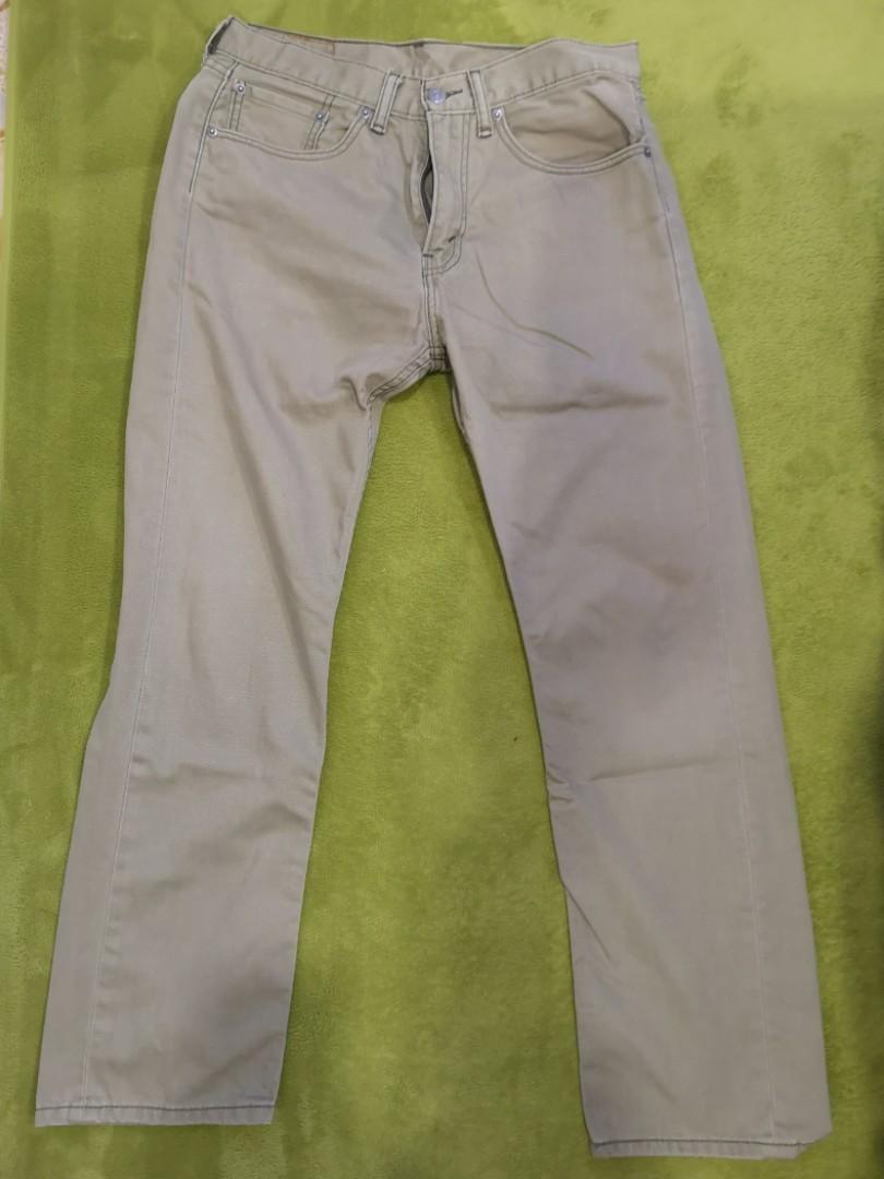 levis 505 khaki jeans