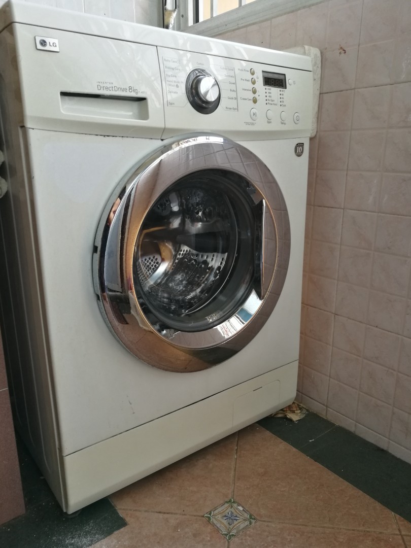 LG direct drive 8kg front load Washing Machine, TV & Home Appliances