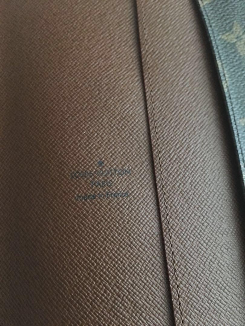 Louis Vuitton Vintage Monogram Large Notebook Cover/Agenda Brown Leather  Cloth ref.352305 - Joli Closet