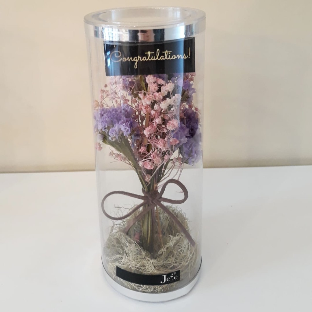 Mini Tree In Jar Rangkaian Bunga Kering Import Dalam Tabung
