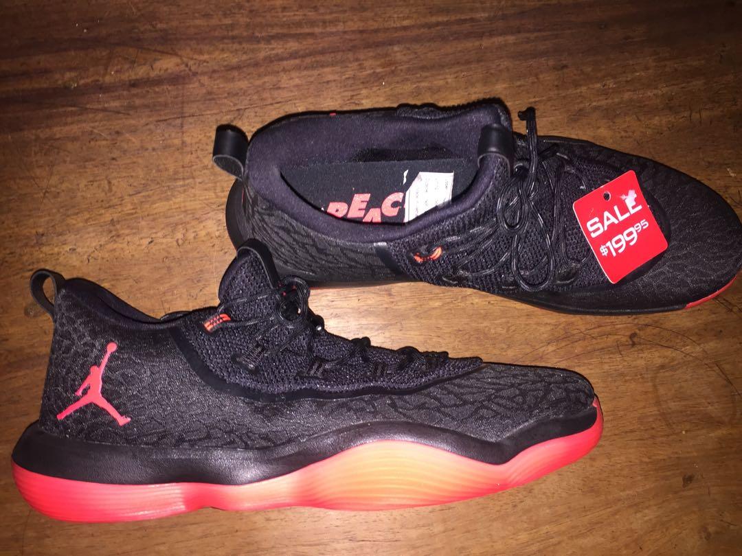 nike air flight black red