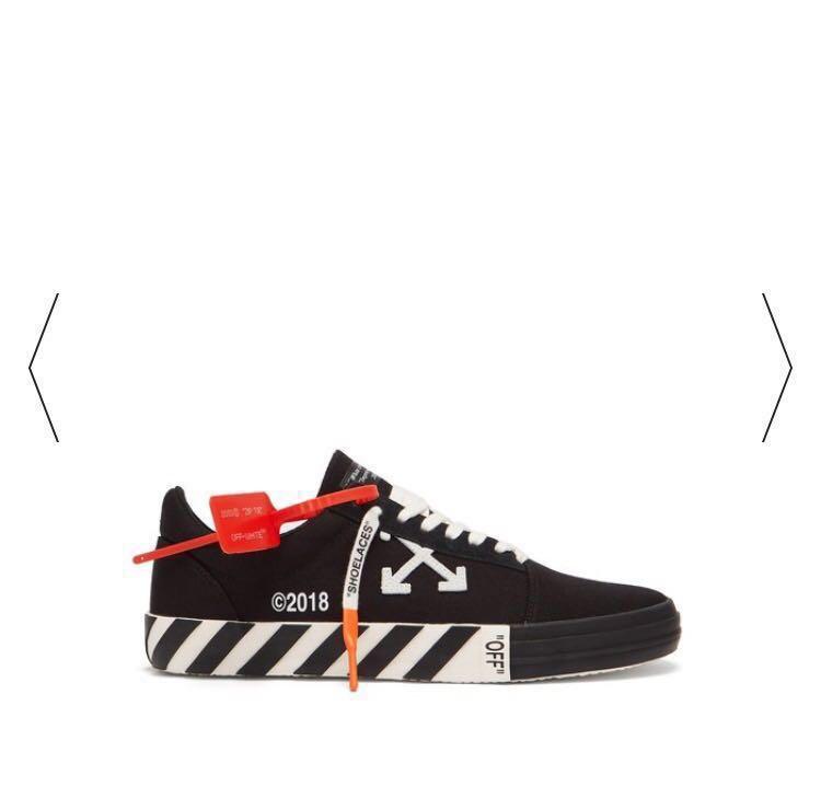 off white vulc canvas trainers