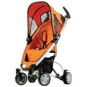 Orange Quinny Zapp Stroller and Baby Carrier