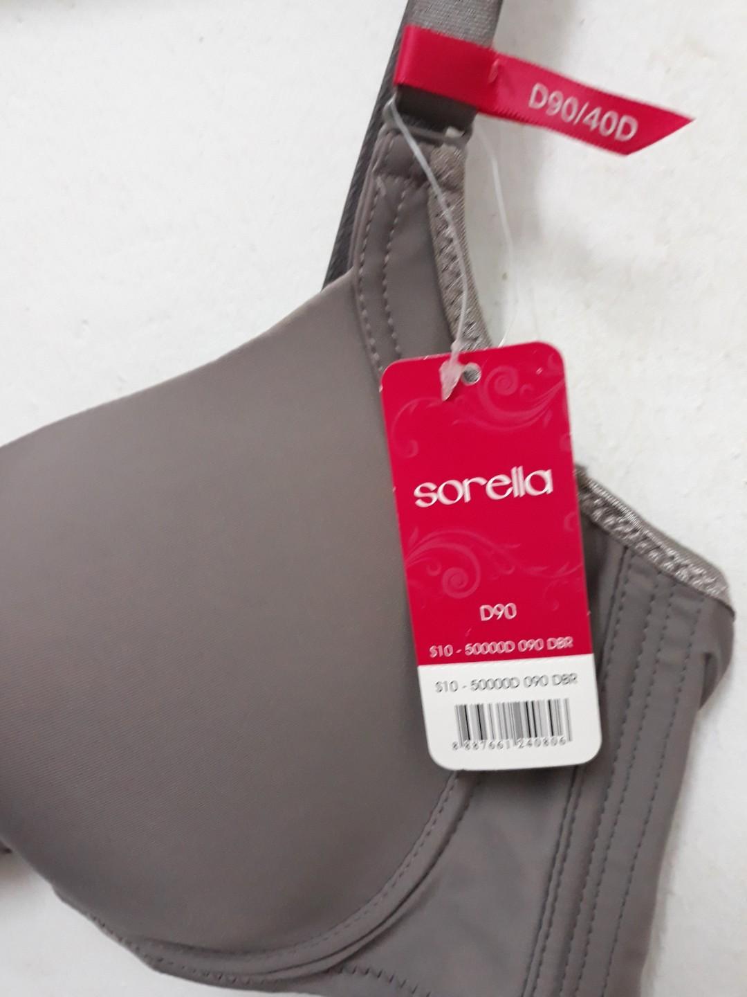 Sorella Plus size bra (C90 // C40 & D90 // D40), Women's Fashion