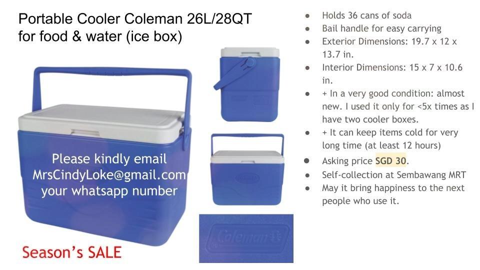 coleman 26l