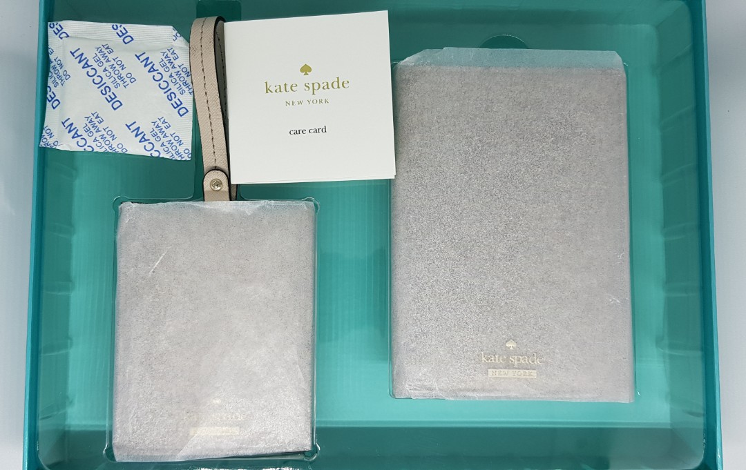 kate spade glitter luggage tag