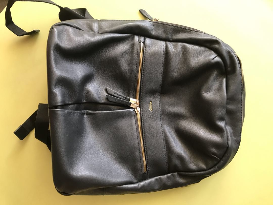knomo beaux leather backpack