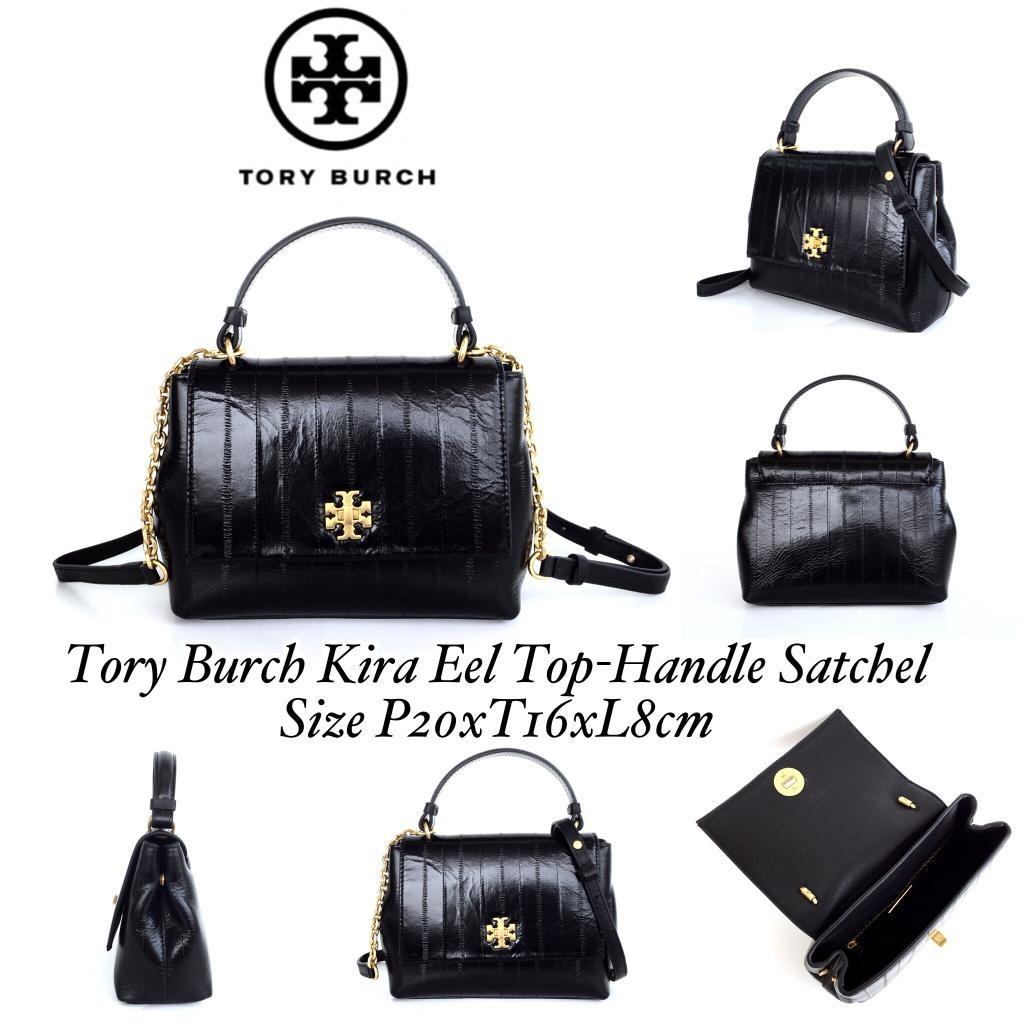 READY Name Tory Burch Kira Eel Top Handle Satchel Size P20xT16xL8cm Harga 2.700.000 Berat 0 90 Kualitas SISA PRODUKSI PABRIK