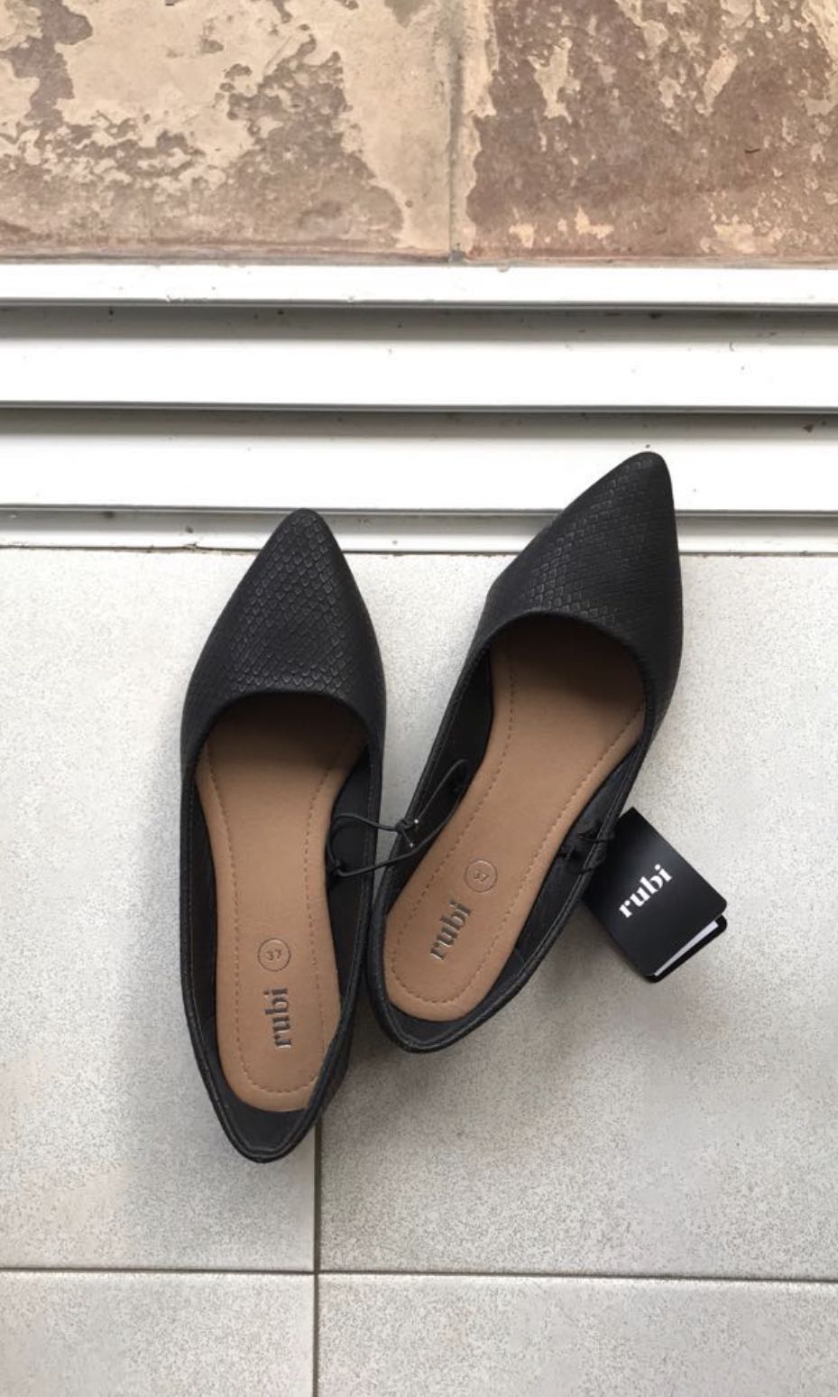 rubi black flats