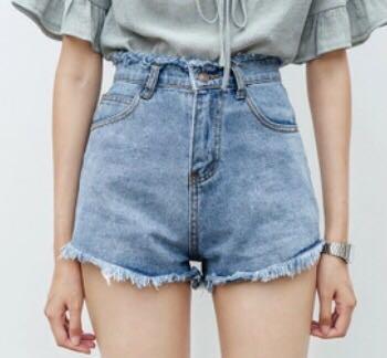 jeans with frayed sides