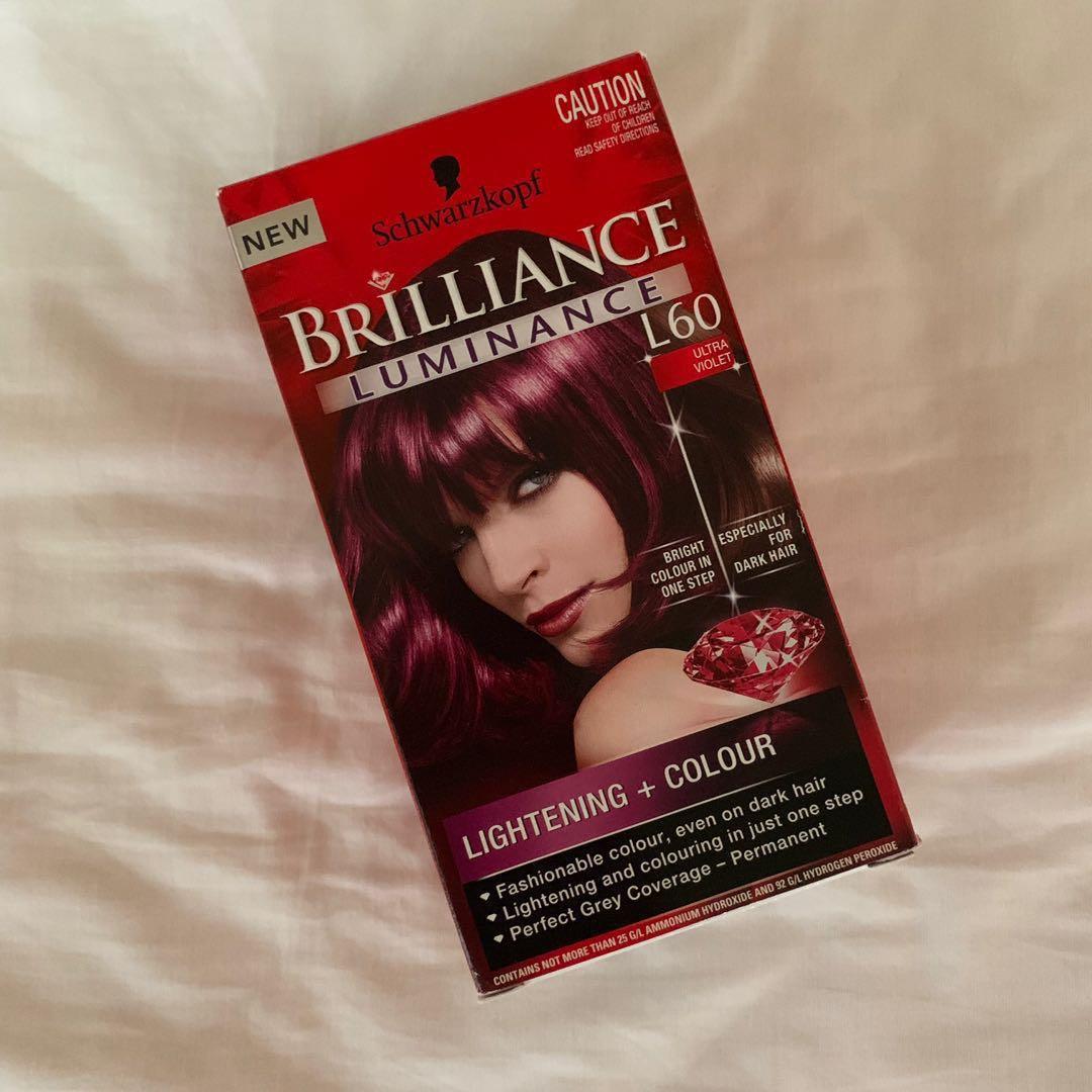Schwarzkopf Brilliance Luminance In L60 Ultraviolet Hair Dye