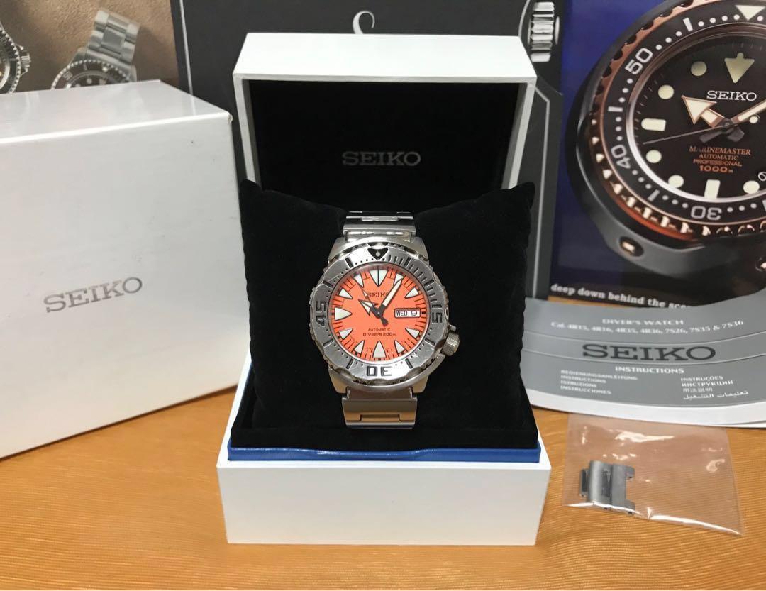 SEIKO SRP309J MADE IN JAPAN MODEL ORANGE MONSTER SRP309J1 2ND