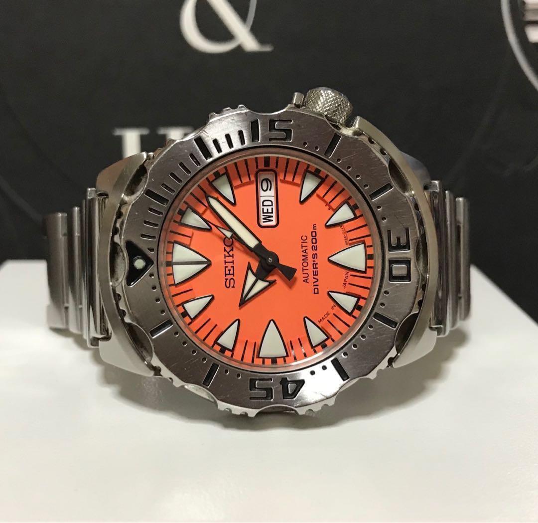 SEIKO SRP309J MADE IN JAPAN MODEL ORANGE MONSTER SRP309J1 2ND