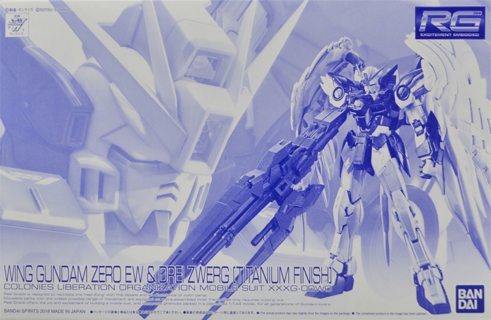 Selling Rg Wing Zero Drei Zwerg Titanium Finish Toys Games Others On Carousell