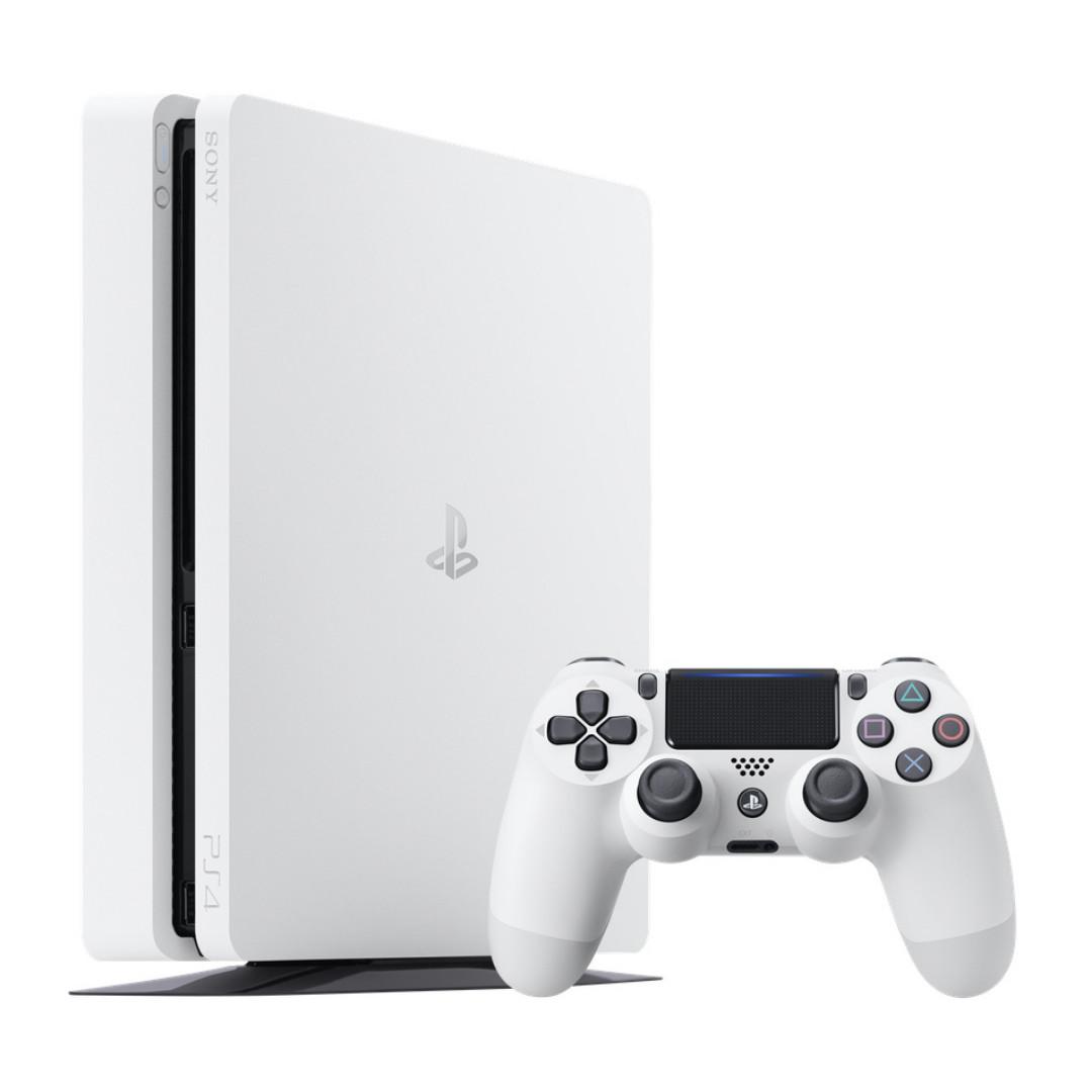 Sony Singapore Playstation 4 Slim 1tb Glacier White Plus 5 Games Toys Games Video Gaming Video Games On Carousell