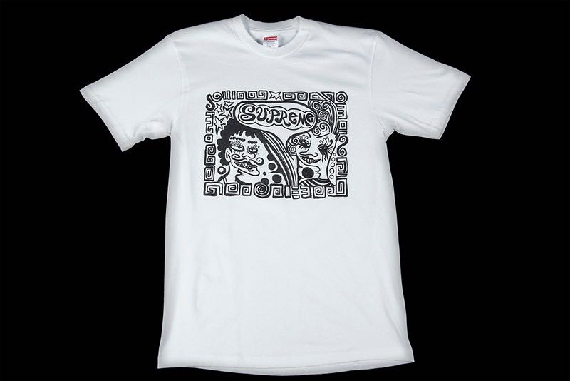 Supreme Faces Tee Men s Fashion Tops Sets Tshirts Polo
