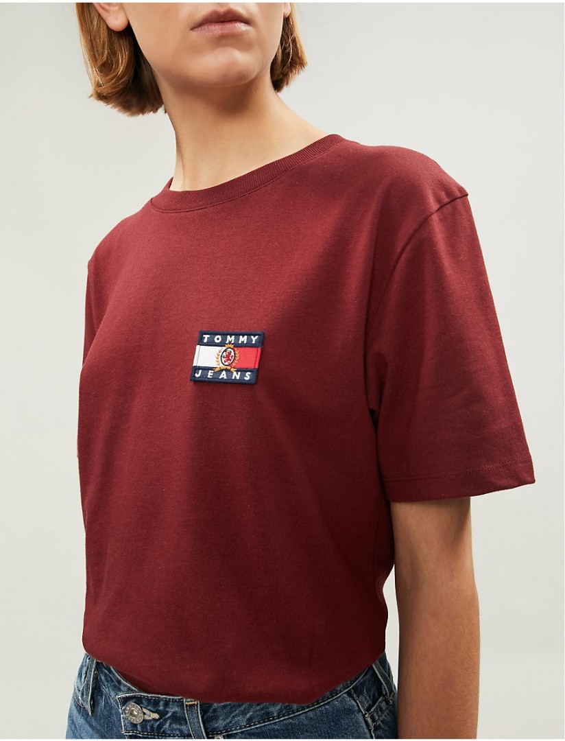 tommy jeans 6.0 crest flag tee m13