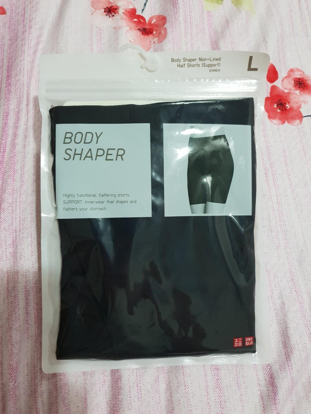 Uniqlo Body Shaper Non-Lined Half Shorts (Support) - Size L, Women's  Fashion, New Undergarments & Loungewear on Carousell