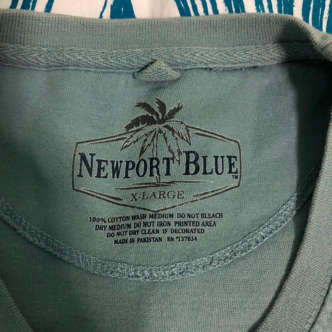 newport blue shirts vintage