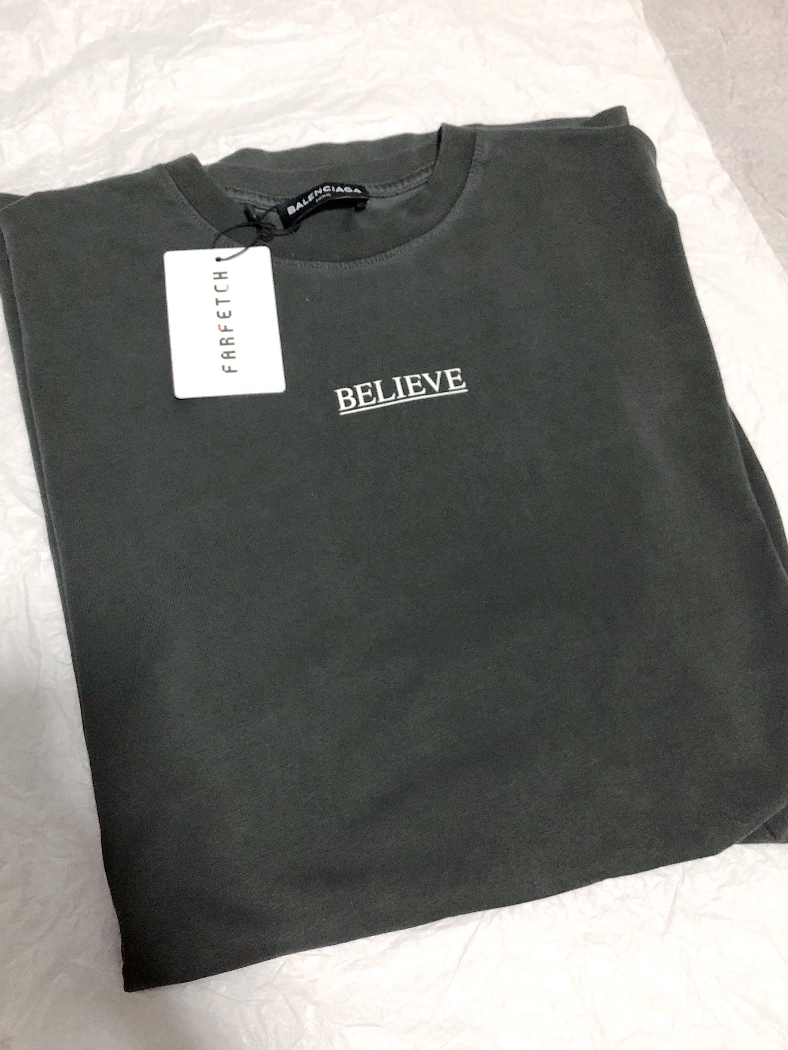 Balenciaga believe t shirt new arrivals