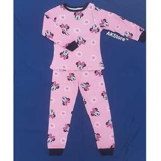 Baju Tidur Kanak² (Pyjamas Girl) - Disney Minnie Mouse 🐭