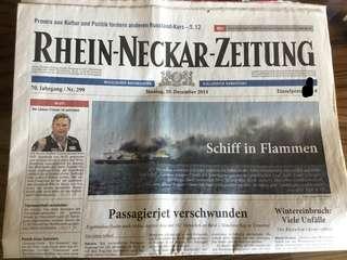 German old Newspaper