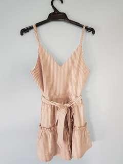 Beige Playsuit dress