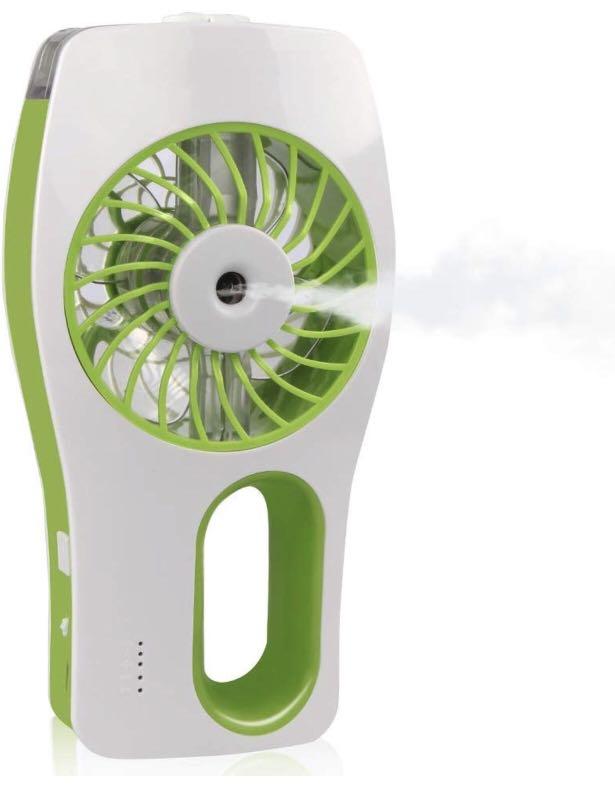Home and Office Blue D-FantiX USB Handheld Fan Battery Operated Portable Water Misting Fan Cooling for Travel