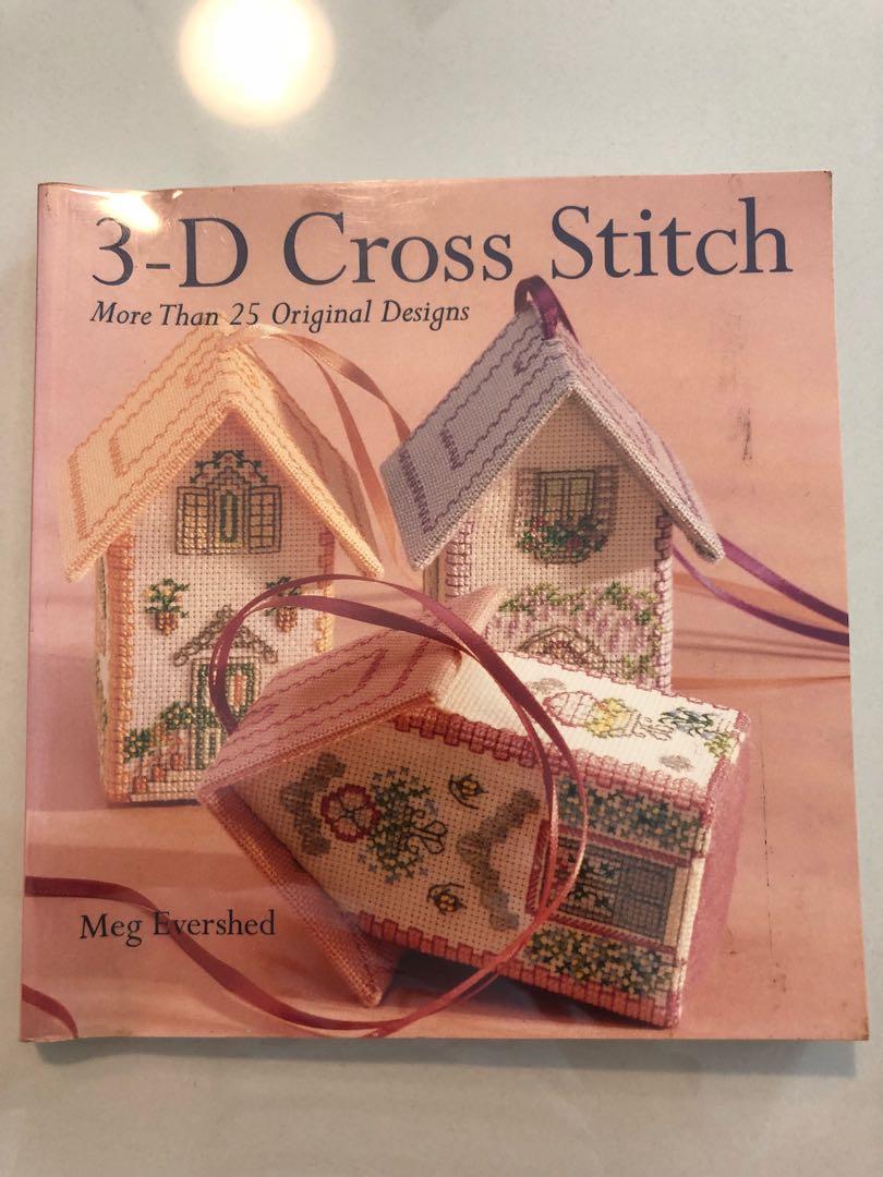 3d Cross Stitch Books Stationery Books On Carousell