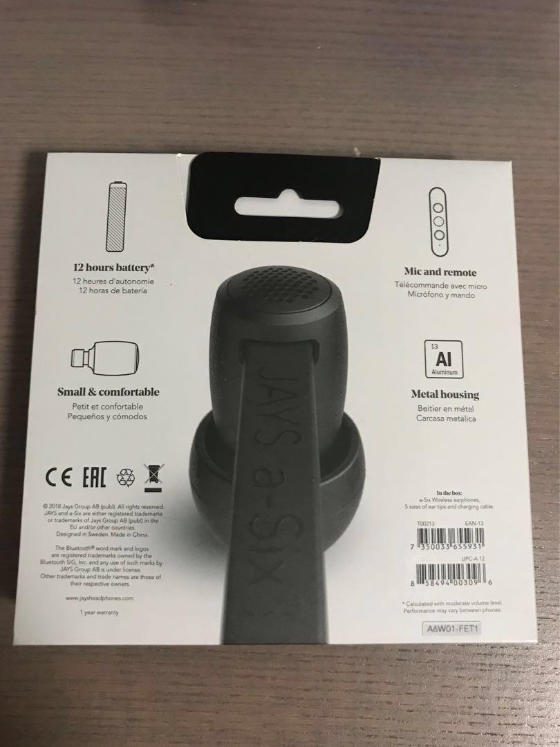 A Jays 6 wireless with receipt, Audio 