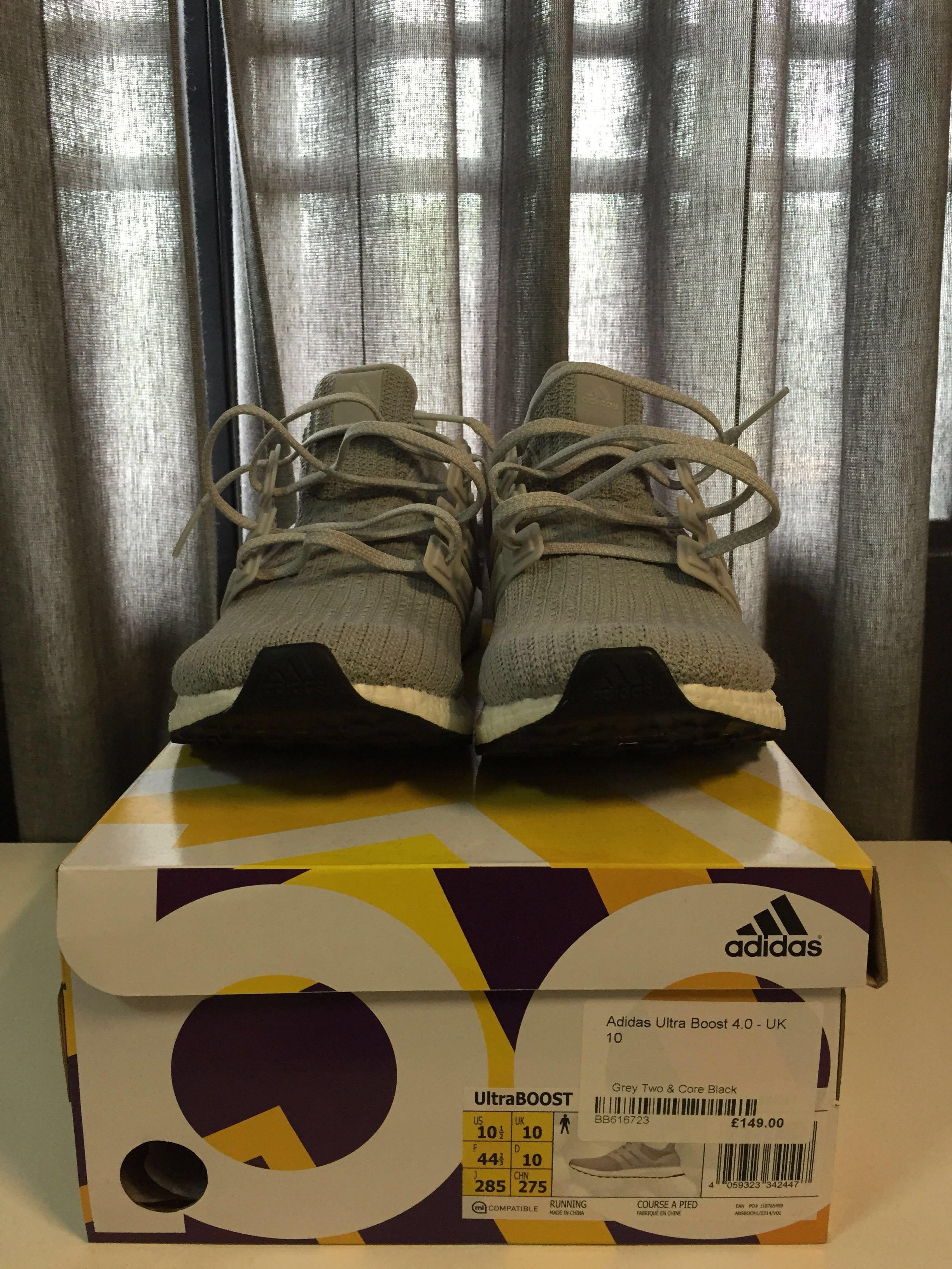 Ultra boost 4.0 grey two & clearance core black