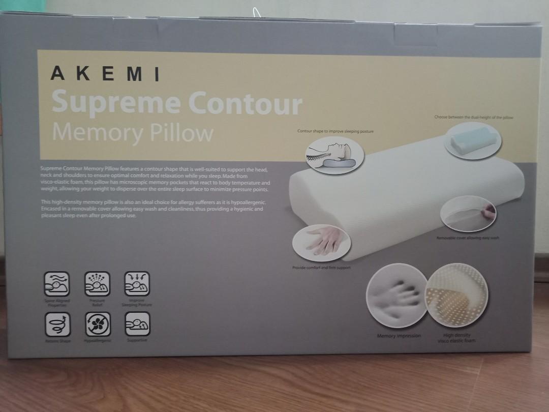 Akemi supreme contour memory pillow outlet