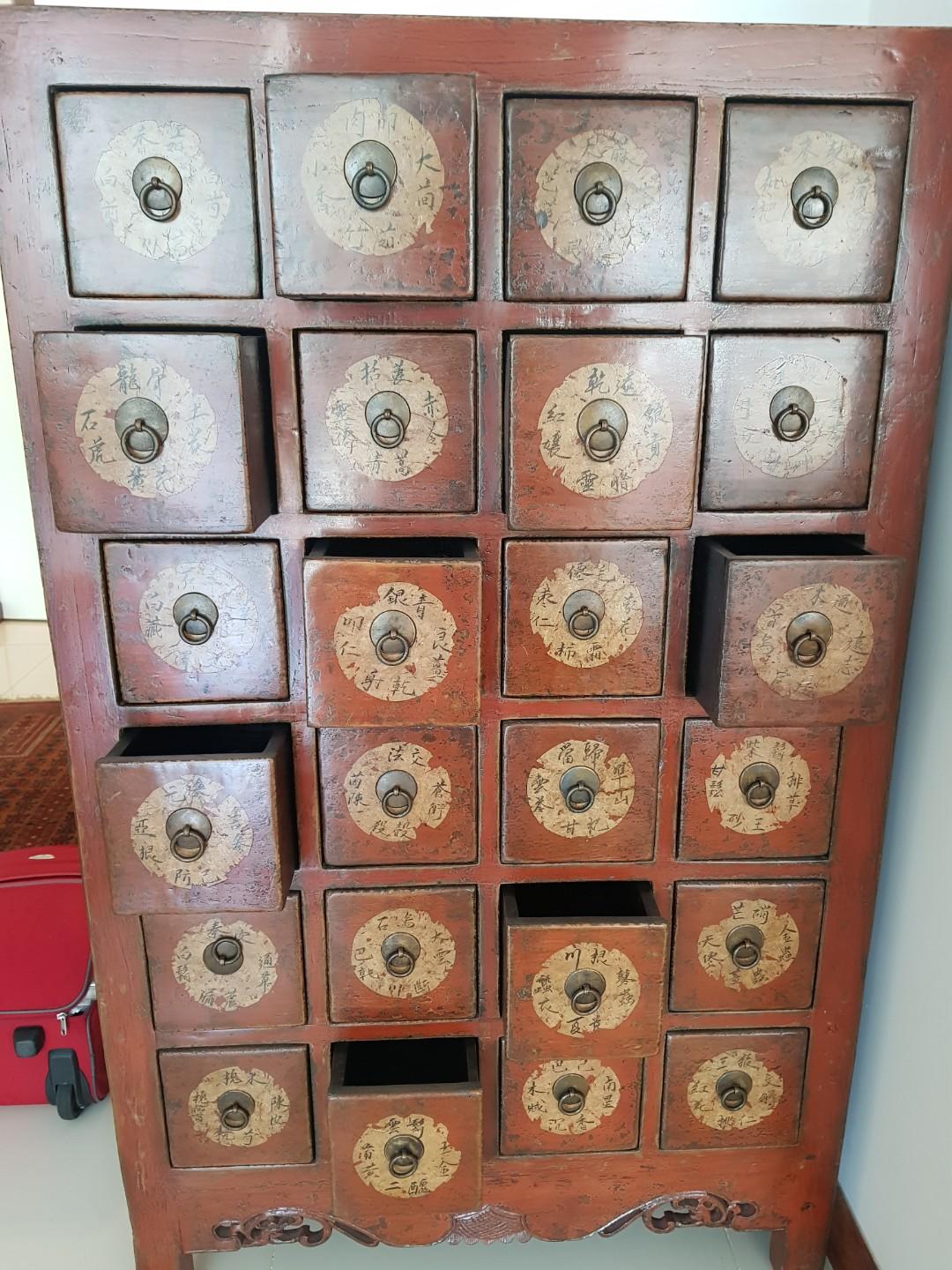 Antique Chinese Medicine Furniture & Home Living, Furniture