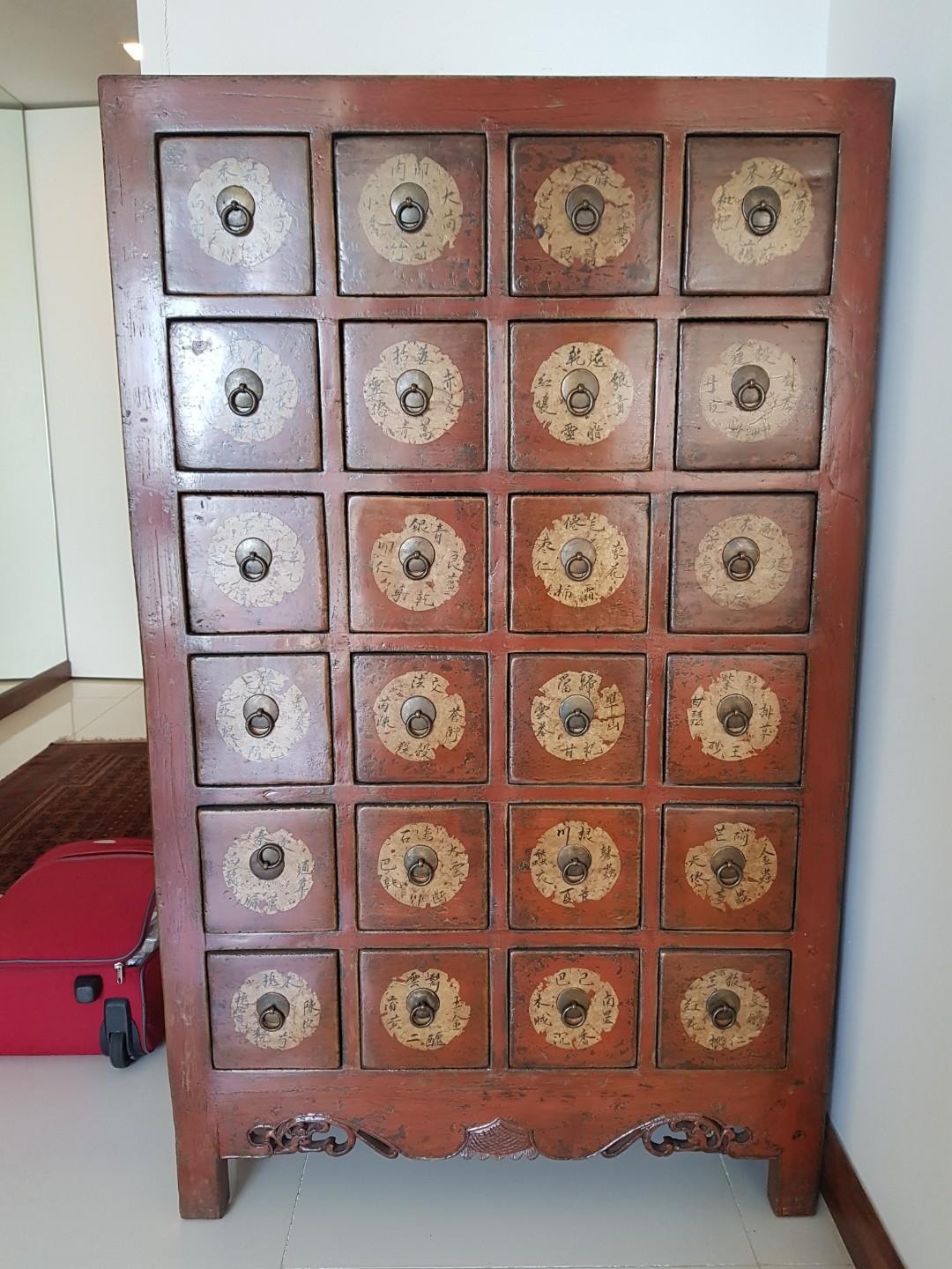 Antique Chinese Medicine Furniture & Home Living, Furniture