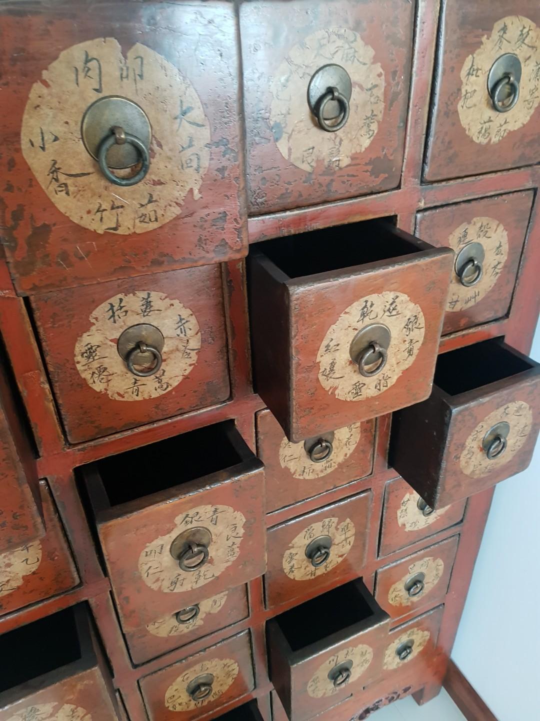 Antique Chinese Medicine Furniture & Home Living, Furniture