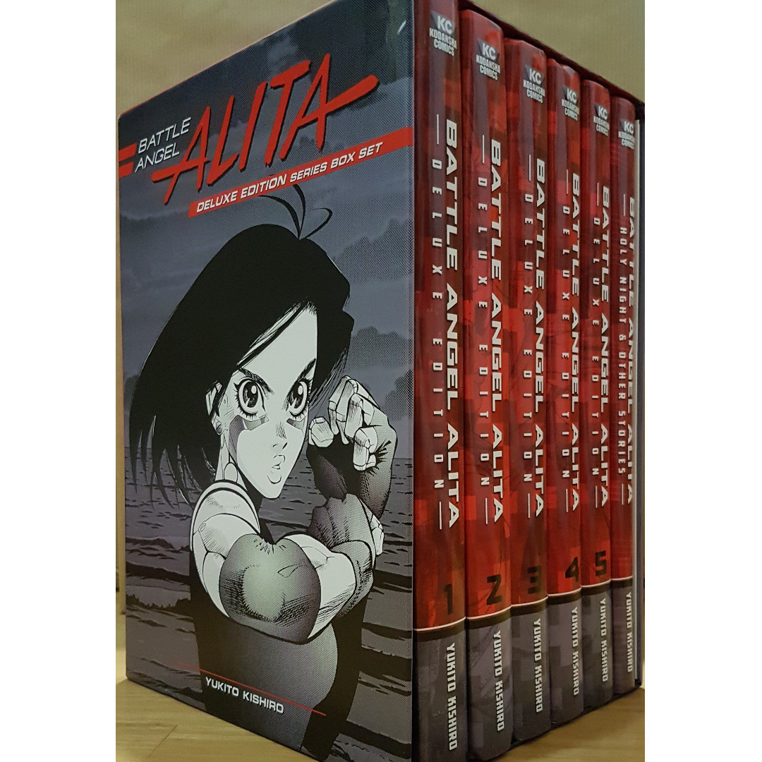 BATTLE ANGEL ALITA DELUXE EDITION HARDCOVER BOX SET by Yukito Kishiro,  Hobbies & Toys, Books & Magazines, Comics & Manga on Carousell