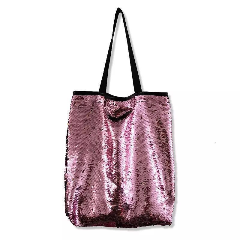 Bling bling sequins change col tote bag Women s Fashion Bags Wallets Tote Bags on Carousell
