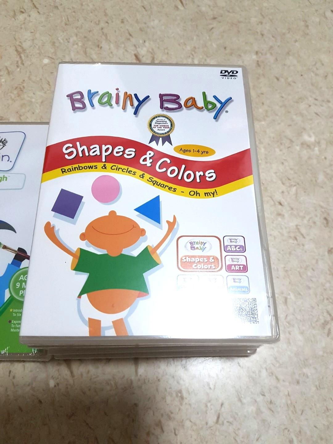Bn brainy baby einstein educational dvds, Hobbies & Toys, Music & Media
