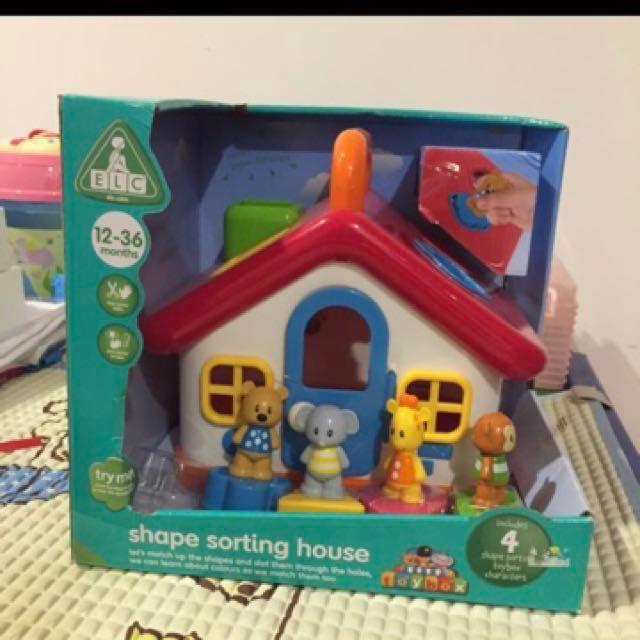 elc shape sorter house