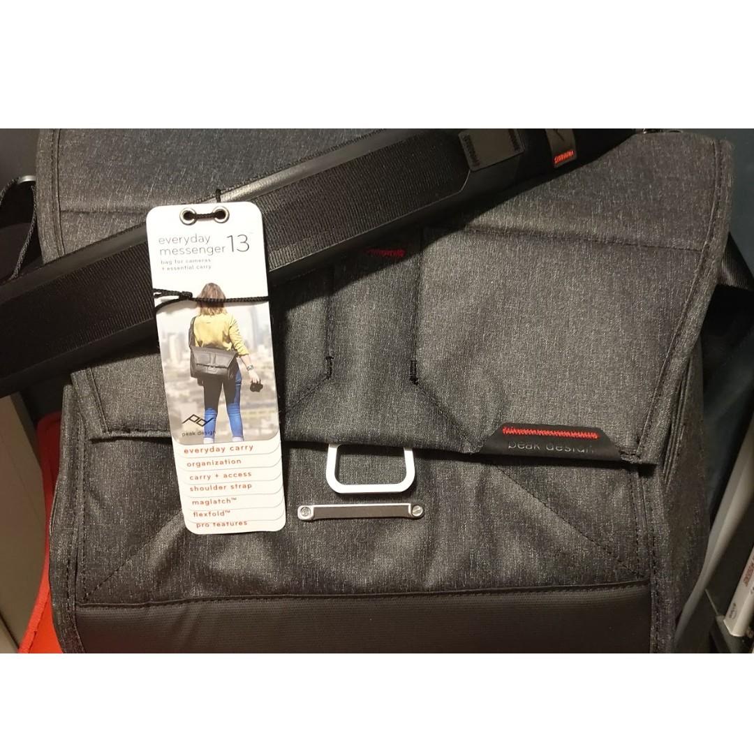 messenger bag with luggage pass through