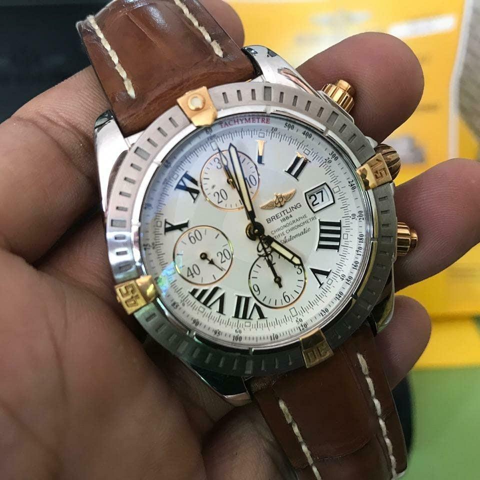 Brietling B13356 chronomat evolution, Barang Mewah, Jam Tangan di Carousell