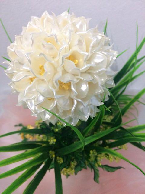 Bunga Artificial Bungan Plastik Keramik Bunga Desember Putih Desain Kerajinan Tangan Barang Aksesoris Kerajinan Di Carousell