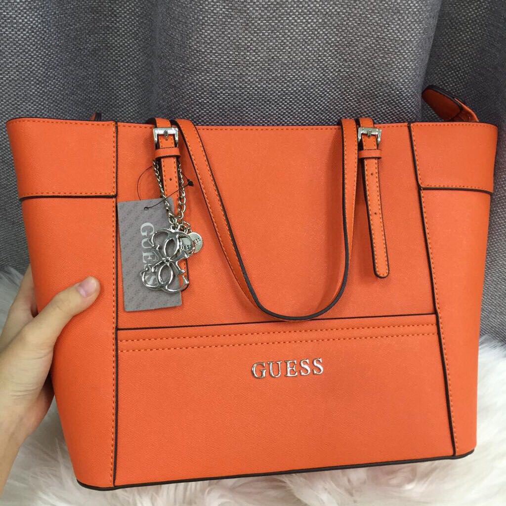 Orange guess top bag