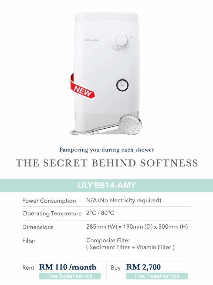 Coway shower discount filter